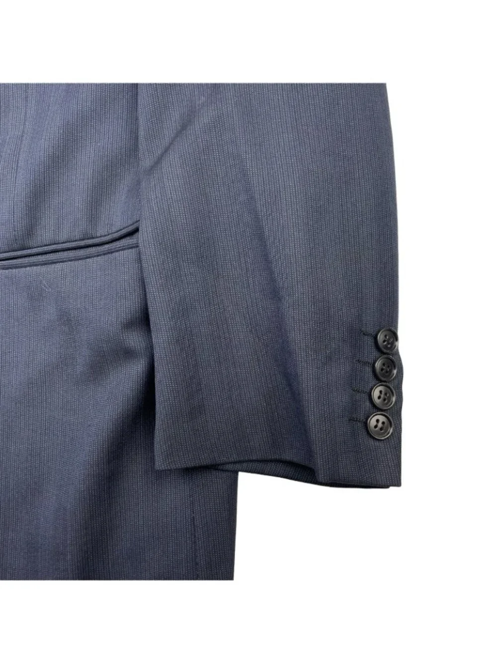 Ermenegildo Zegna Men’s Wool/Silk 2-Button Blazer Navy Blue • Italy • 42R US
